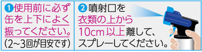 爆冷スプレーＮＥＯ・使用方法