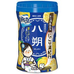 <p>いい湯旅立ちボトル</p><p>納涼にごり湯紀行</p><p>八朔の香り５４０ｇ</p>